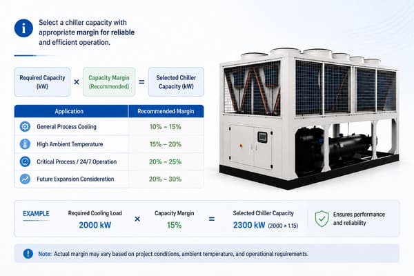 Air-cooled chiller capacity margin air-cooled chiller capacity margin and industrial load profile