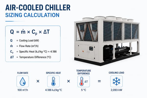 Air-cooled chiller sizing calculation air-cooled chiller sizing calculation and industrial cooling system