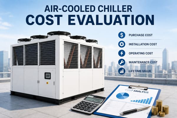 Air-cooled chiller cost evaluation air-cooled chiller cost and industrial cooling system