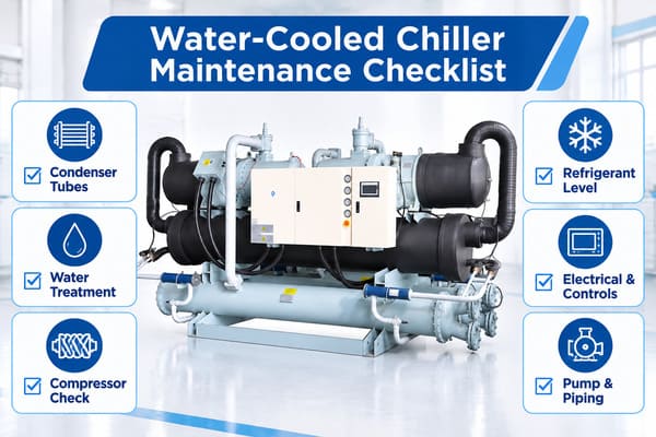 Water-cooled chiller maintenance checklist water-cooled chiller maintenance and water treatment checklist
