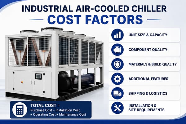 Factors affecting industrial air-cooled chiller cost industrial air-cooled chiller cost factors