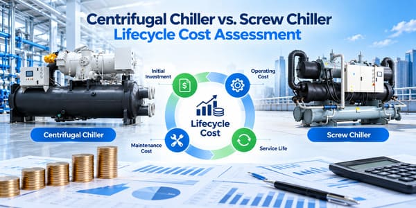 centrifugal chiller and screw chiller lifecycle cost assessment